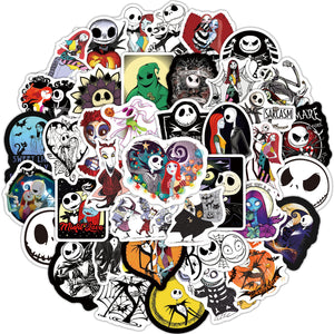 Movies and Cartoons - Waterproof, Vinyl Stickers (50 pcs per packet)