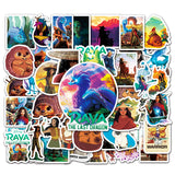 Movies and Cartoons - Waterproof, Vinyl Stickers (50 pcs per packet)