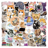 Cutesies - Waterproof, Vinyl Stickers (50pcs in each packet)