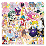 Anime - Waterproof, Vinyl Stickers (50pcs in each packet)