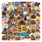 Trendy- Waterproof, Vinyl Stickers (50pcs in each packet)