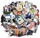 TV Shows - Waterproof, Vinyl Stickers (50pcs in each packet)