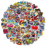 Trendy- Waterproof, Vinyl Stickers (50pcs in each packet)